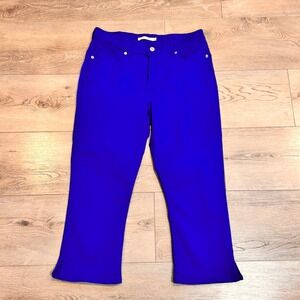 Levi's‎ Classic Capri Womens Jeans Bright Royal Blue Size 29 fits like 8